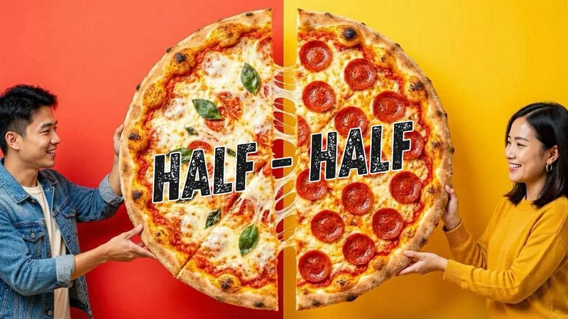 Half-Half 30 cm.